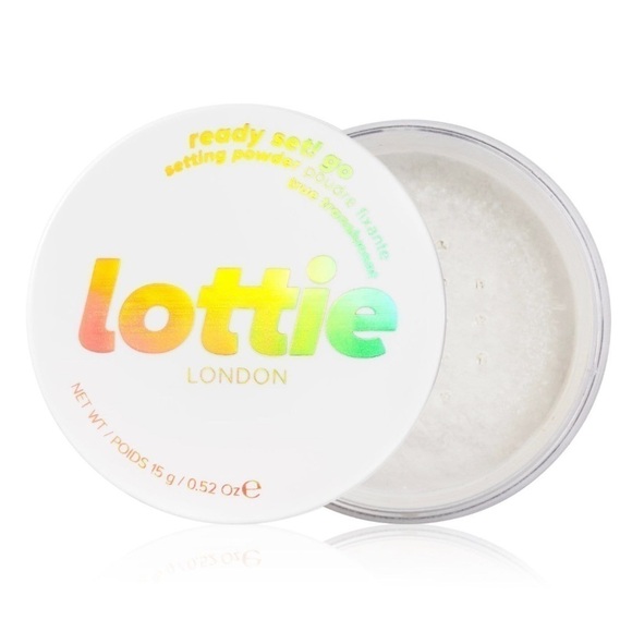 Lottie London Ready Set Go Loose Setting Powder in True Translucent Mini | NEW - Picture 2 of 8